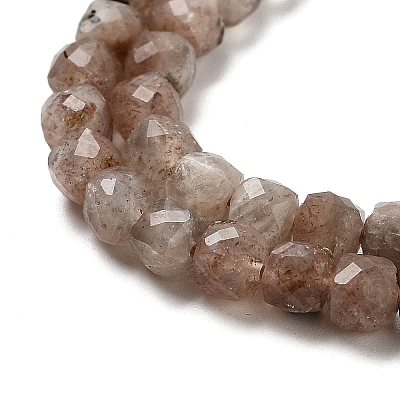 Natural Sunstone Beads Strands G-B093-B02-03-1