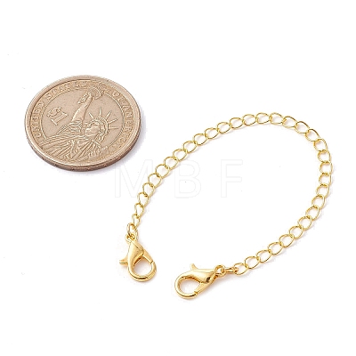 2Pcs Brass Curb Chains Extender FIND-JF00119-1