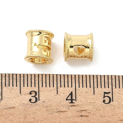 Brass European Beads KK-B166-01G-4-1