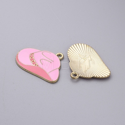 Cowboy Theme Alloy Enamel Pendants ENAM-CJC0012-050A-1