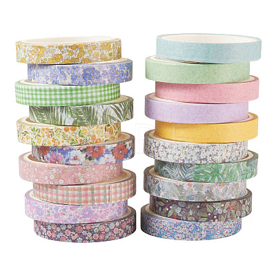 20 Rolls Paper Adhesive Tape Set DIY-TAC0023-42D-1