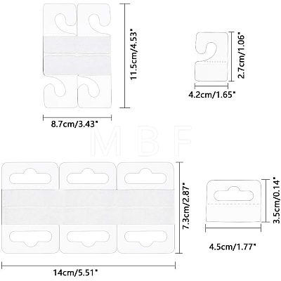 Transparent Self Adhesive Hang Tabs CDIS-NB0001-06-1