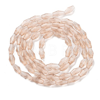 Glass Beads Strands GLAA-R026-8x4mm-14-1