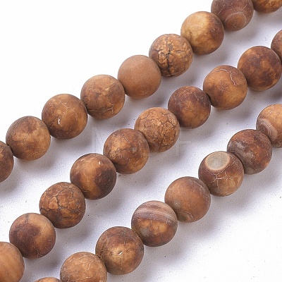 Natural Agate Beads Strands TDZI-G012-47A-1