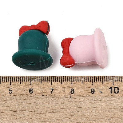 Christmas Bell Silicone Beads SIL-Z023-02-1