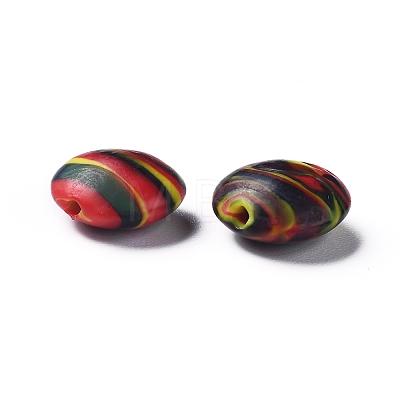 Handmade Frosted Lampwork Beads LAMP-H058-05-1
