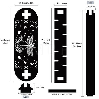 Wooden Crystal Display Shelf DJEW-WH0048-018-1