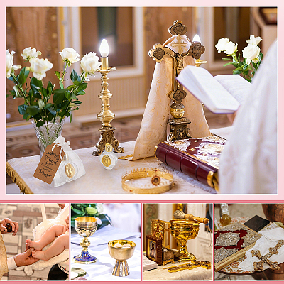 24Pcs Glass Empty Holy Water Bottles for Religious AJEW-WA0004-61-1