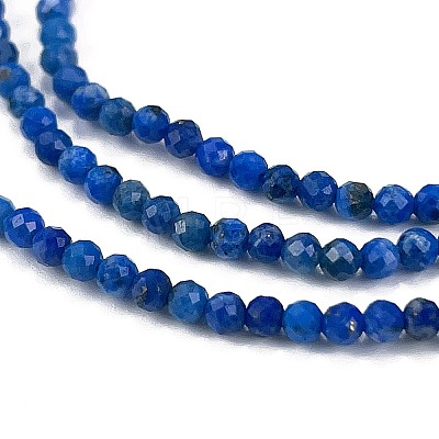 Natural Lapis Lazuli Beads Strands G-L587-A03-01-1