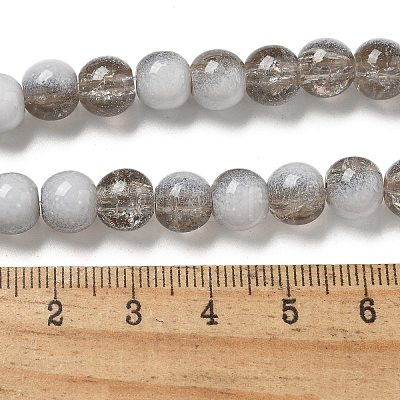 Crackle Glass Beads Strands GLAA-U001-8mm-06-1