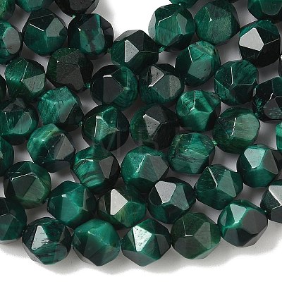 Natural Tiger Eye Beads Strands G-I217-B-01D-1