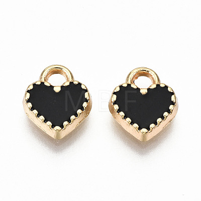 Alloy Enamel Charms ENAM-S126-015D-RS-1