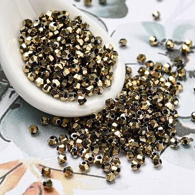 Full Plated Electroplate Glass Beads EGLA-M300-02A-FP01-1