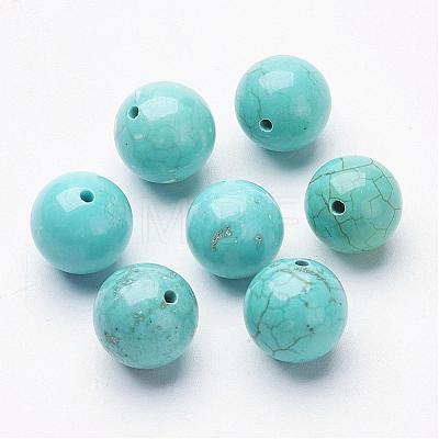 Natural Magnesite Beads G-P212-10mm-1