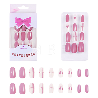 Self-adhesive Plastic False Nail Tips MRMJ-T031-13-1