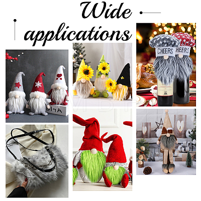 Artificial Wool Fabric for Christmas BJEW-WH0514-13A-1