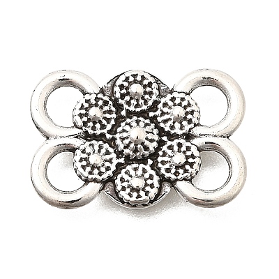 Tibetan Style Alloy Links Connector Charms FIND-D042-07D-AS-1