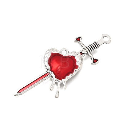 Alloy Enamel Big Pendants AL-CBA5334-02AS-01-1