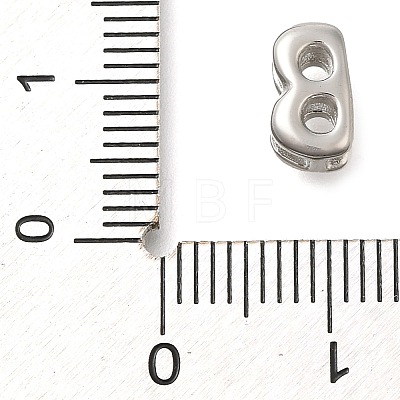 304 Stainless Steel Slide Charms STAS-B075-37P-B-1