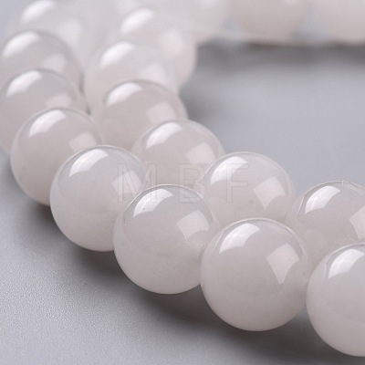 Natural White Jade Beads G-G766-C-28-1