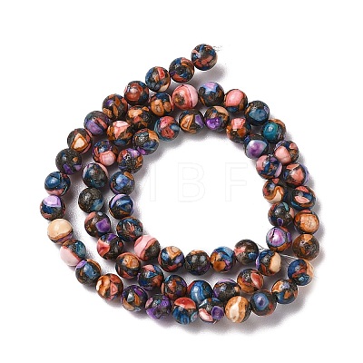 Natural Howlite Beads Strands G-Q017-C03-01-1