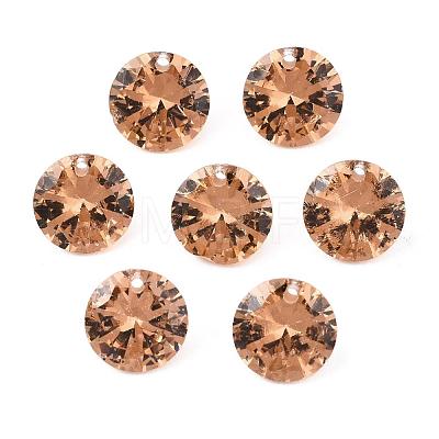 Cubic Zirconia Charms ZIRC-N033-A-06-1