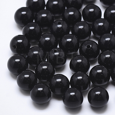 Natural Black Onyx Beads G-T122-25B-03-1