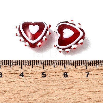 Handmade Lampwork Beads LAMP-D003-02C-1