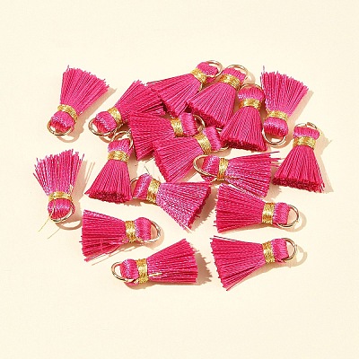 20Pcs Handmade Polycotton(Polyester Cotton) Tassel Decorations FIND-FS0003-27K-1