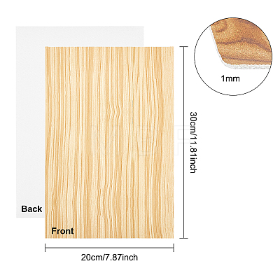 BENECREAT 15 Colors PU Leather Self Adhesive Fabric Sheet DIY-BC0002-74-1