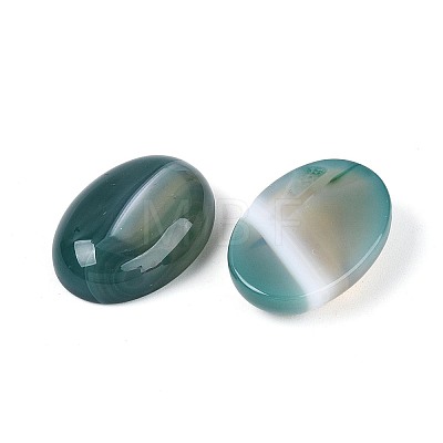 Natural Agate(Dyed & Heated) Cabochons G-N361-05A-03-1