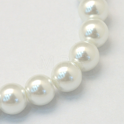 Baking Painted Glass Pearl Round Bead Strands X-HY-Q003-10mm-01-1