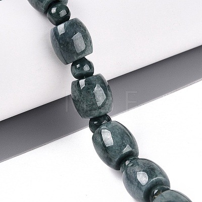 Natural Myanmar Jade Beads Strands G-Q608-17-1