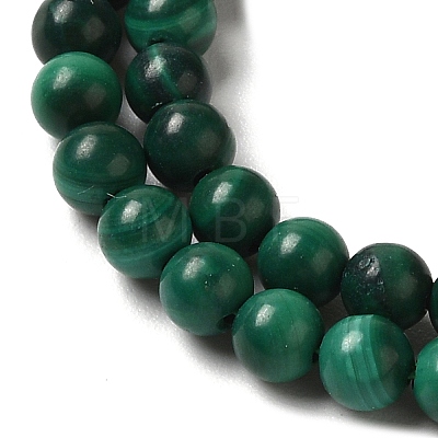 Natural Malachite Beads Strands G-B090-A06-03-1