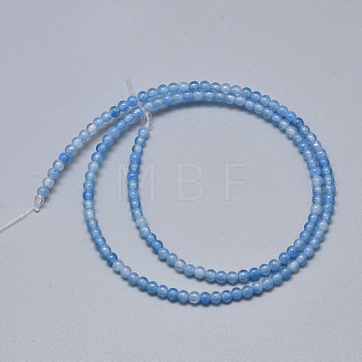 Natural White Jade Beads Strands G-S266-3mm-14A-1