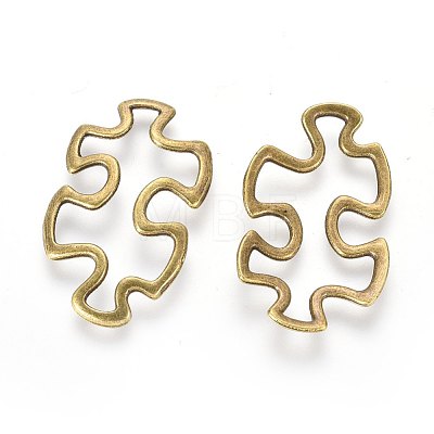 Tibetan Style Alloy Linking Rings X-TIBE-3558-AB-FF-1