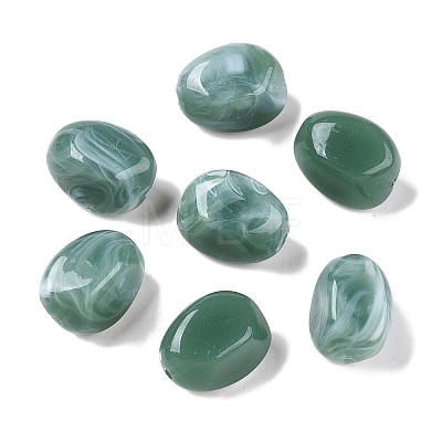 Opaque Acrylic Beads X-OACR-N137-36G-1