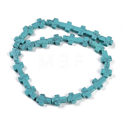 Synthetic Turquoise Beads Strands G-I369-A09-02-1