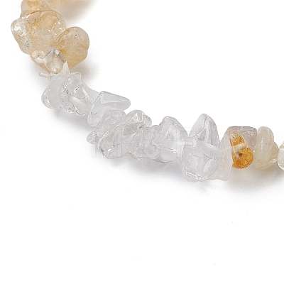 Gemstone Stretch Bracelet BJEW-JB11012-06-1