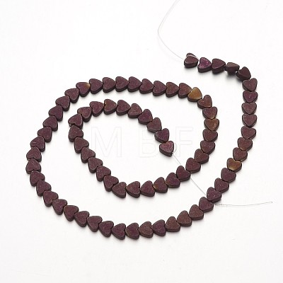 Electroplate Non-magnetic Synthetic Hematite Beads Strands G-F300-23C-F04-1