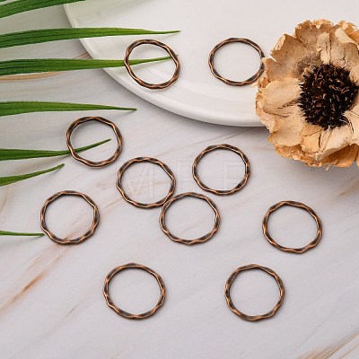 Tibetan Style Linking Rings PALLOY-A017-R-FF-1