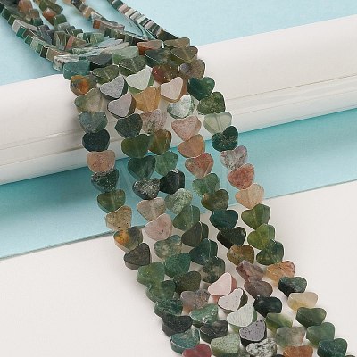 Natural Indian Agate Beads Strands G-M403-A11-1