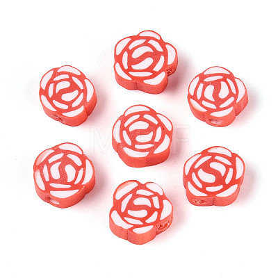 Handmade Polymer Clay Beads CLAY-T023-18-1
