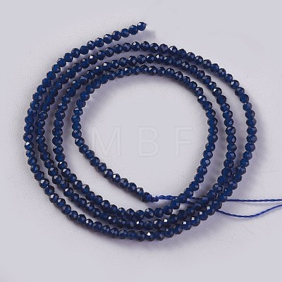 Glass Beads Strands EGLA-E057-02B-02-1