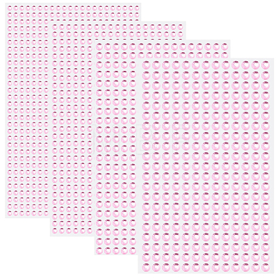 4 Sheets 4 Styles Acrylic Imitation Pearl Stickers Paper Sheets for Craft DIY-SP0002-64A-1