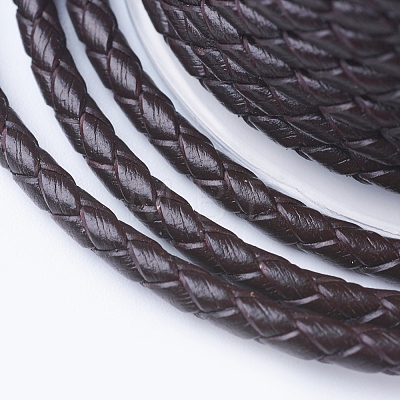 Round Braided Leather Cord WL-G002-01B-1