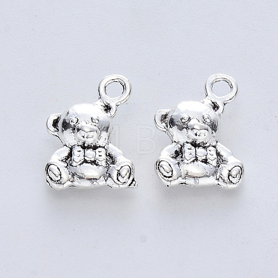 Tibetan Style Alloy Pendants X-TIBE-R316-046AS-RS-1