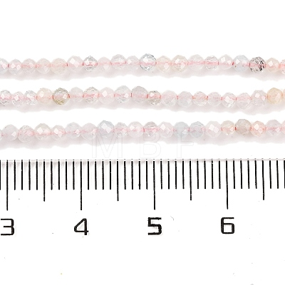 Natural Morganite Beads Strands G-F770-C05-03-1