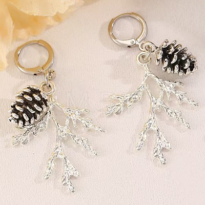 Fashionable Alloy Hoop Earrings FS-WG44DA2-10-1