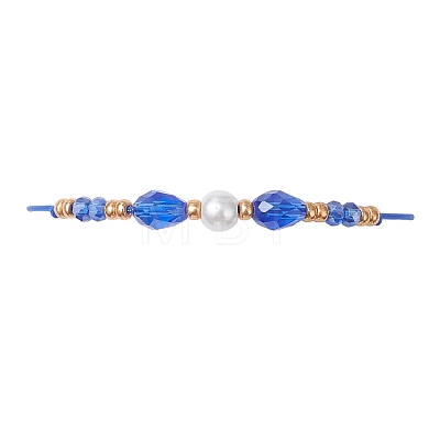 Glass & Seed Beads Braided Bead Bracelets BJEW-MZ00283-01-1